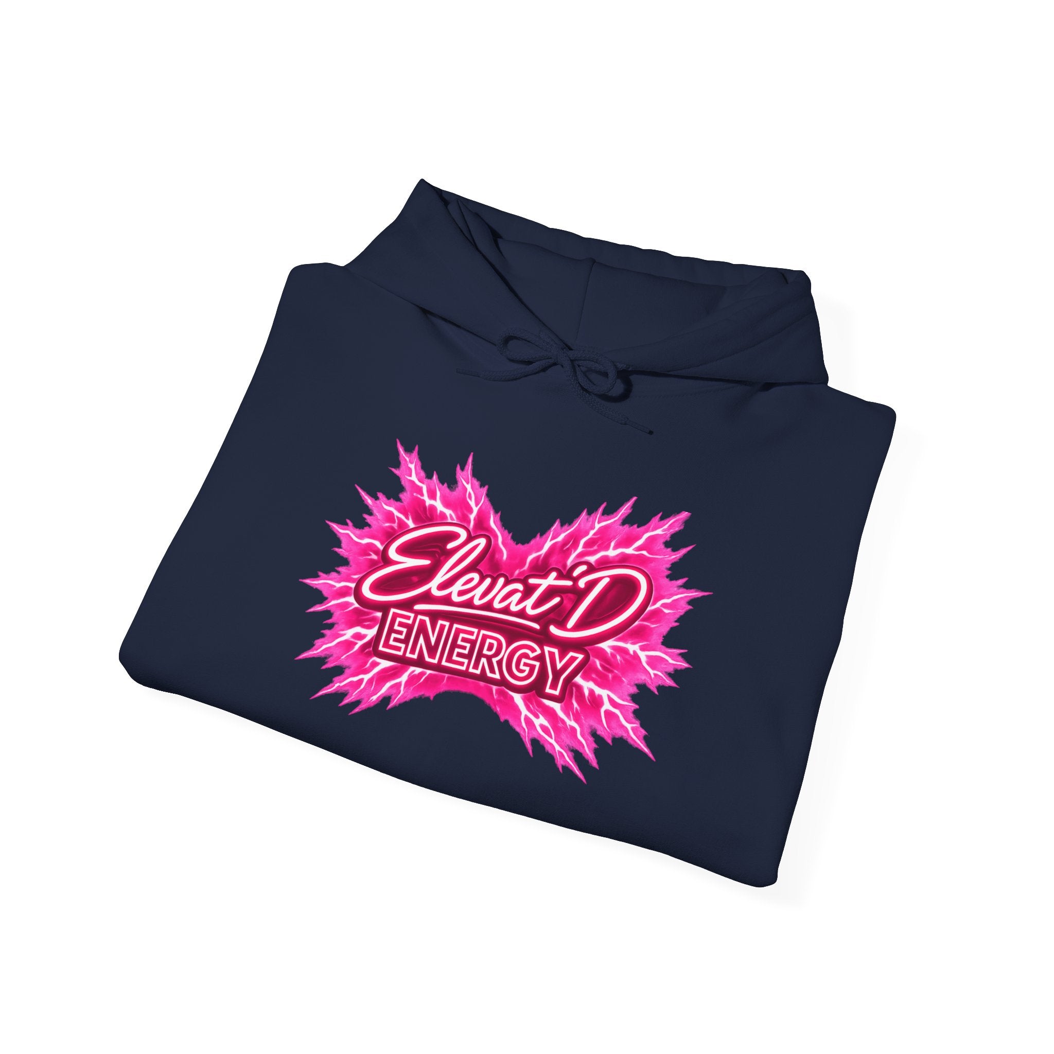 Elevate D Energy Hoodie – Pink Neon Graphic