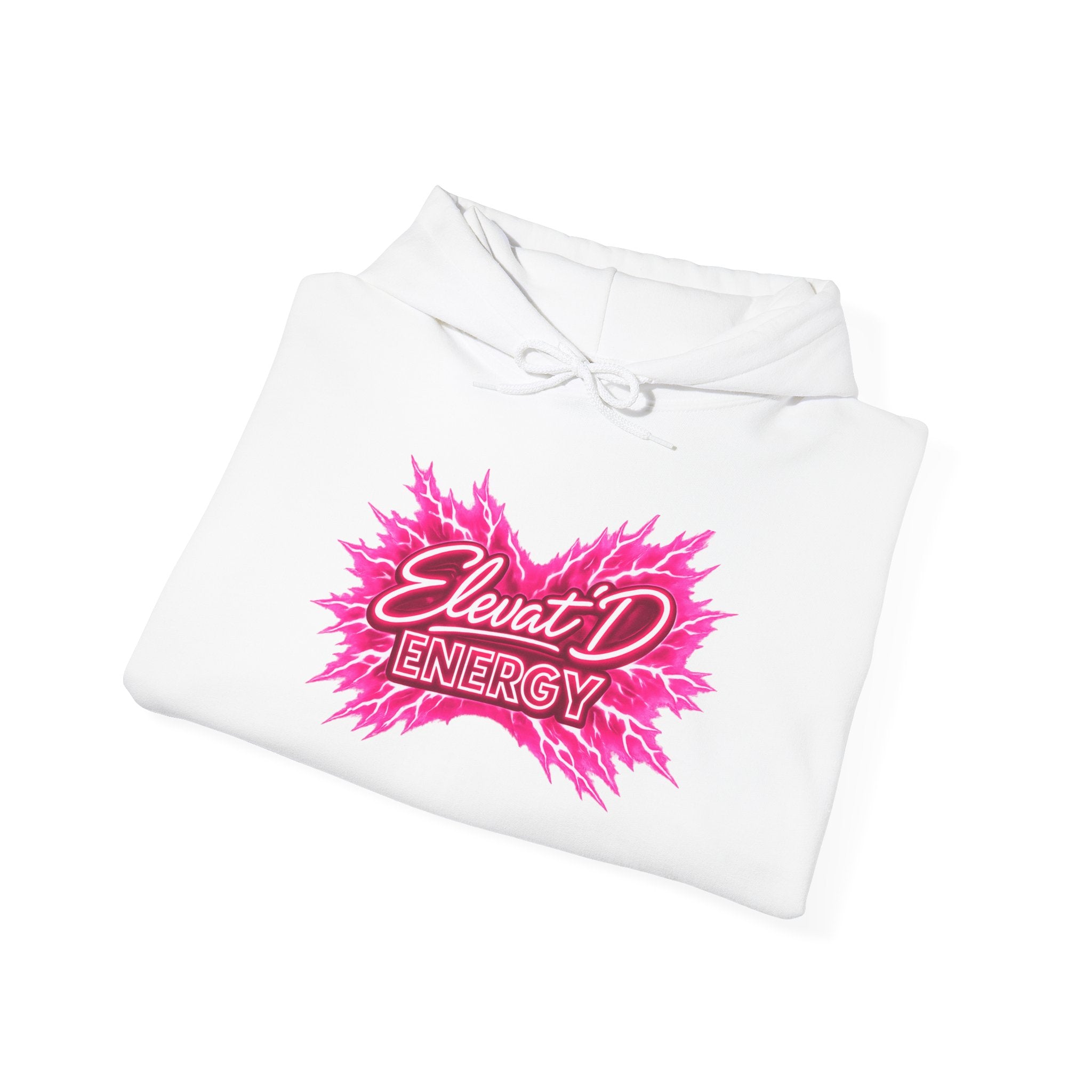Elevate D Energy Hoodie – Pink Neon Graphic