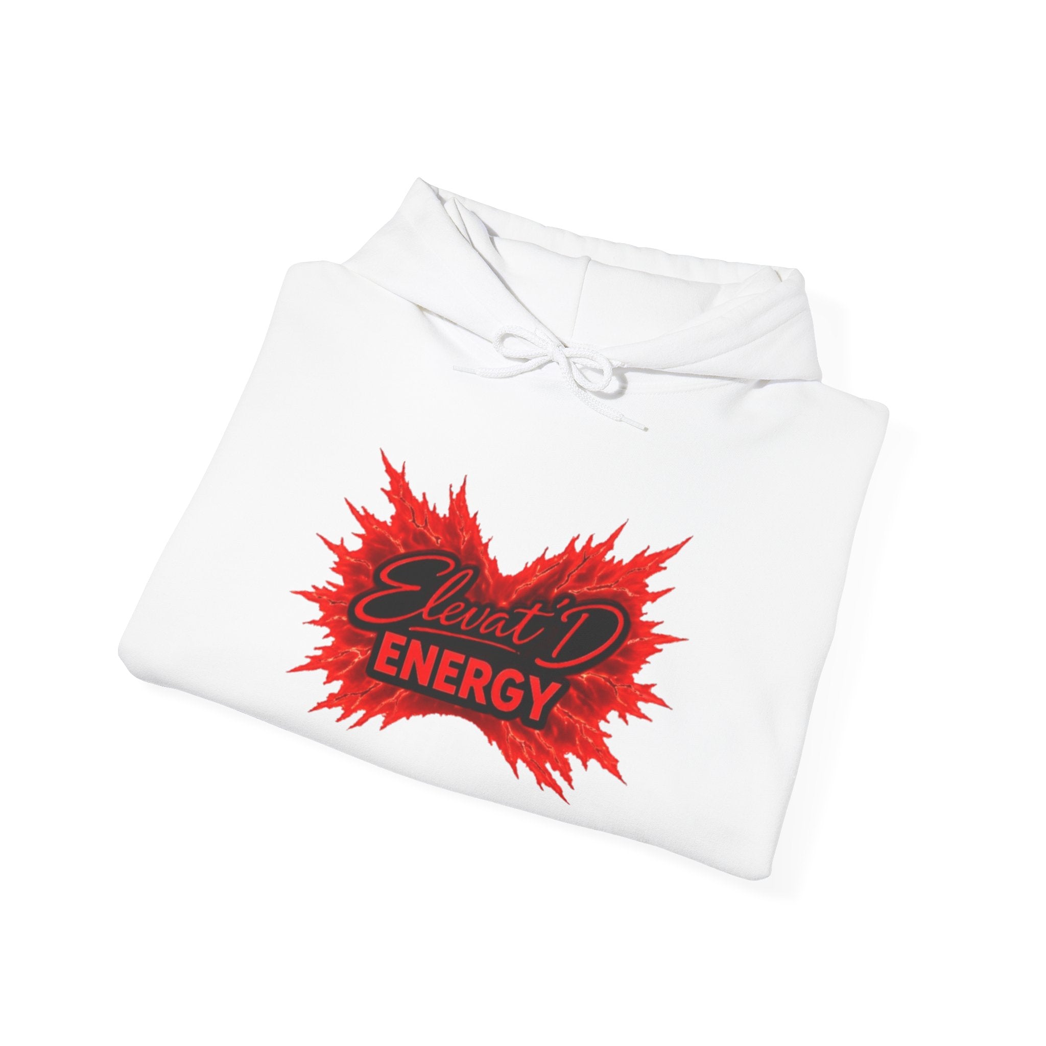 Hoodie — Electric Energy Red Flame Graphic Hoodie
